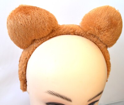 NEU braune Teddybär Ohren Haarband Party Junggesellinnenabschied Kostüm Weltbuch