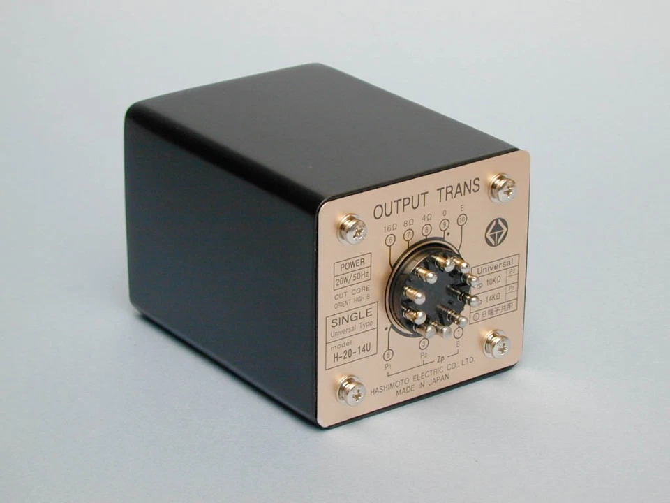 Hashimoto H-20-14U (Sansui) Out Trans. 20W Individual 10/14Kohms para 6V6,42,6F6 etc. Foto 3 de 4