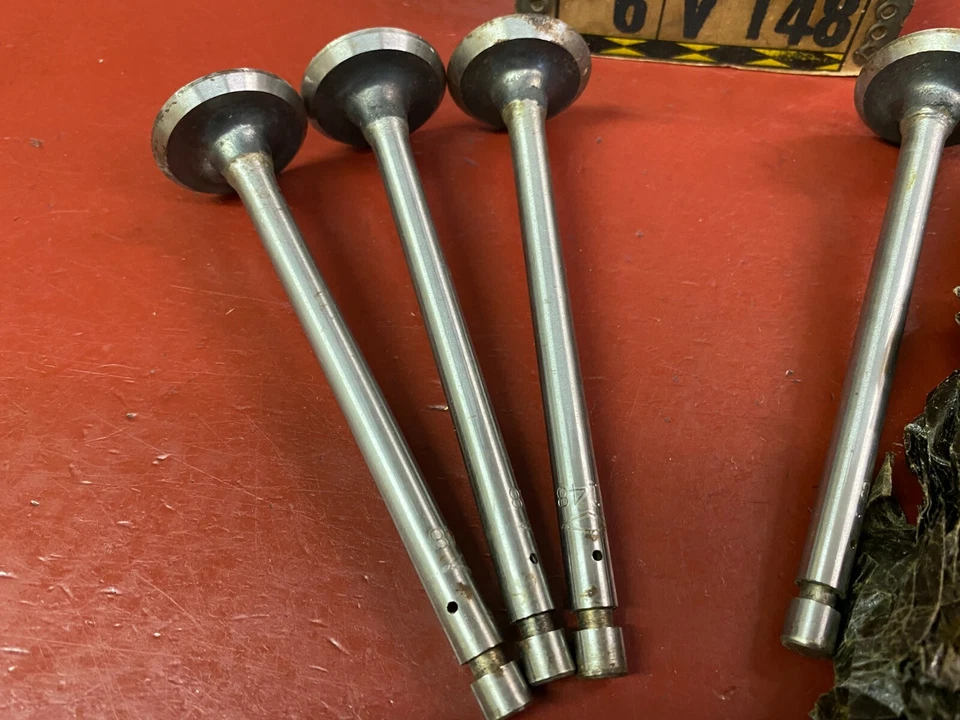 1918 1919 1920 SCRIPPS-BOOTH JUEGO DE 6 CILINDROS (6) VÁLVULA DE ADMISIÓN MOTOR V148 NORS Foto 2 de 4