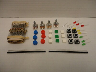Basic Electronics Starter Kit Resistor LED Potentiometer Switch for Arduino UNO