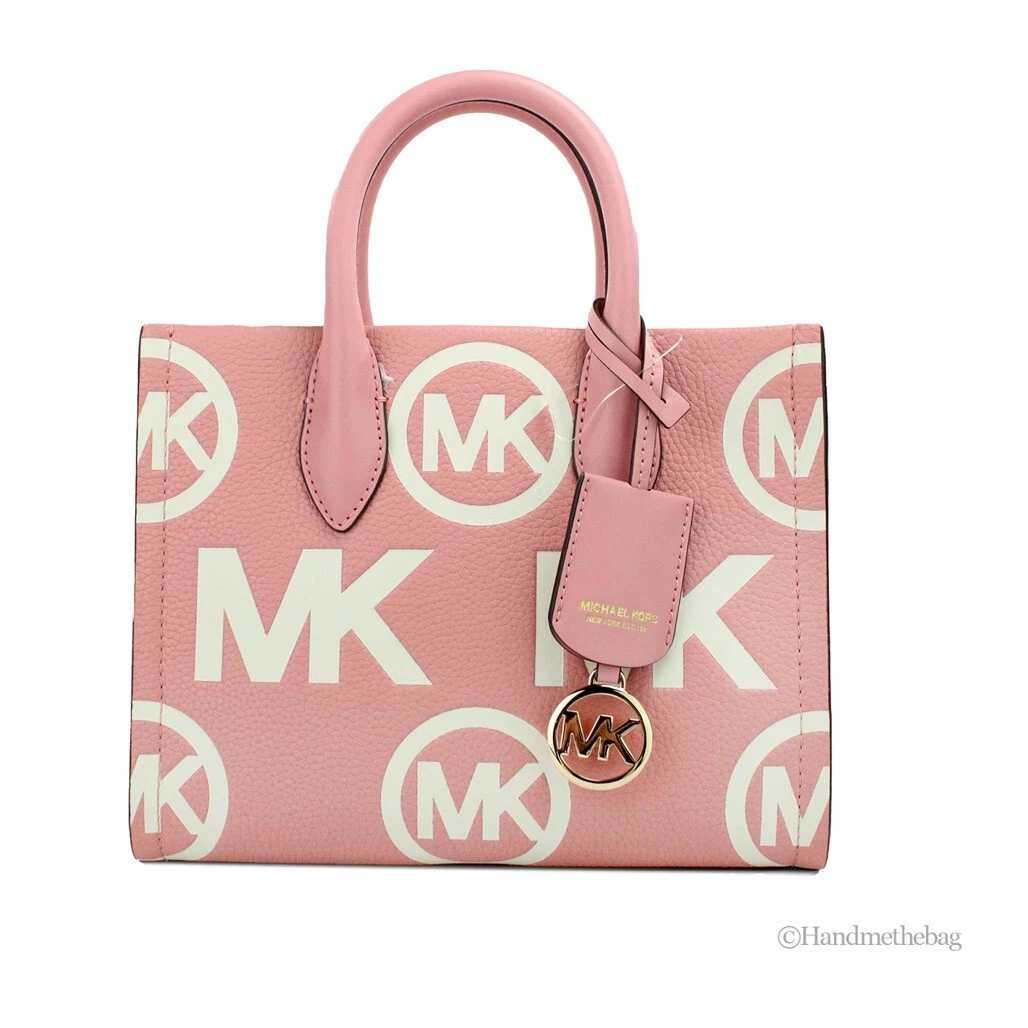 Michael Kors Mirella Small Primrose Embossed Leather Shopper