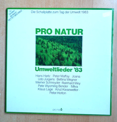 Pro Natur Umweltlieder '83 - Maffay, Jürgens u.a. -12'' Vinyl-LP -187- vg++