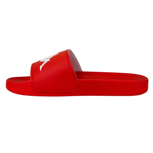 Kappa Authentic Adam 2 Red White Logo Slides Womens Size 9 US New - Picture 4 of 5