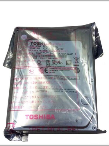 Toshiba MQ04ABB400 4T 2.5”Notebook Hard Drive 15mm SATA 5400rpm