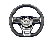 2025 KIA K5 GT LINE FRONT LEFT DRIVER STEERING WHEEL BLACK LEATHER BLACK OEM