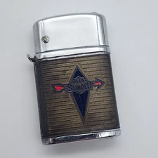 Small Vintage Little Billboard - Blue Sunoco Logo Award Lighter