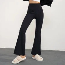 OH! High Waist Flare Leggings Stretchy Breathable Yoga Pants for Women Winter 