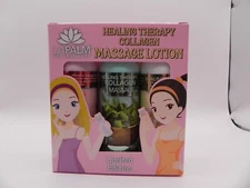 La Palm Healing Therapy Collagen Massage Lotion Limited Edition NIB 3 Pack