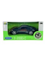 Porsche 911 Carrera S Welly MaßStab:1:34 Metall-Kunststoff Modellauto Dunkelgrau