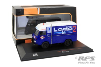 AVIA A21F Service Transporter Lada Rallye Team VFTS Brundza 1:43 IXO RAC 368 NEU