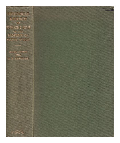 LEWIS, CECIL (1898-1997) Historical records of the church province of Sou - Zdjęcie 1 z 1