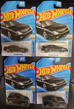Hot Wheels 2026 JDM Factory Fresh 98 HONDA PRELUDE Black 5/5 "G" Case Lot of 4