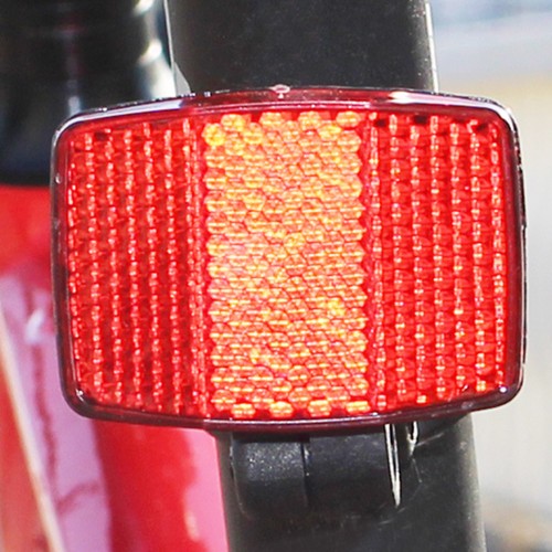 Road Bicycle Bike Rear Reflector Reflectors Trailer Reflective Film Tape - Afbeelding 4 van 11
