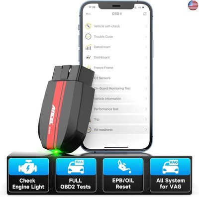 ANCEL BD500 Bluetooth Diagnostic Scan Tool for VW Audi Seat Skoda Diagnosis,