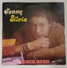 VASCO ROSSI - Jenny / Silvia 7" 45 giri 1a stampa 1977 RARA VARIANTE DIST. RIFI