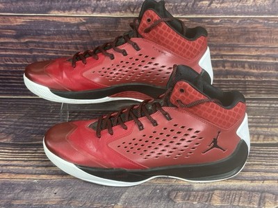 Nike Air Jordan Rising High Red Black Sneakers 768931-601 Men's Size 12