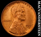 1947-S Lincoln Wheat Cent - Choice Gem Brilliant Unc  No Reserve  #J9871