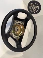 Mercedes-benz Steering Wheel New Black Leather W140 W202 W210 R129 W124 93-95