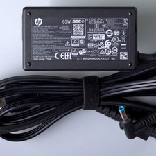 Genuine HP 65W Laptop Charger 19.5V 3.33A Blue Tip AC Adapter L25298-002 TPN-CA1