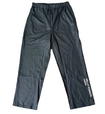 Helly Hansen Packable Work Wear Pants Men's Large Black Windbreaker Outdoor