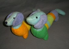 2 alte originale Olympia Waldi Dackel 1972 Olympiade München Maskottchen