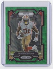 2023 Panini Prizm Green Wave Tashaun Gipson San Francisco 49ers #273