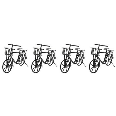  4 Count Puppenhaus Miniatur Zubehör Miniatur-puppenhaus-spielzeug -Fahrrad