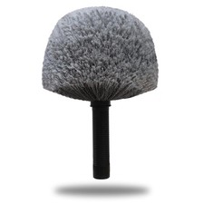 Grey Corner Cobweb Duster Head Brush - High Efficiency Twist-On Spider Web Brush