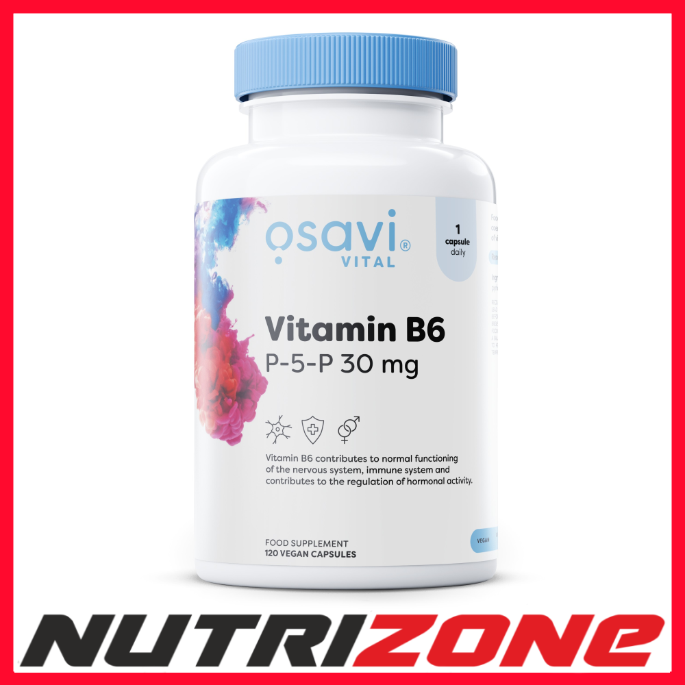 Osavi Vitamin B6 - P-5-P, 30Mg - 120 Vegan Caps - Image 2