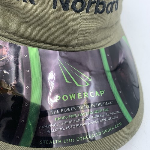 Norbord Inc Panther Vision Powercap Mütze mit LED-Leuchten olivgrün Riemen hinten - Bild 3 von 8