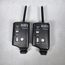 2-Pocket Wizard Plus II Transceivers/Triggers - Tested & Working!