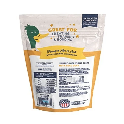 Paquete de 10 onzas de golosinas para perros Duck Jumpin Stix para caderas y articulaciones saludables Foto 2 de 4