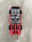 1984 TONKA / BANDAI Vintage Go Bots Puzzler Head “Tic Tac” Red Corvette Gobots.