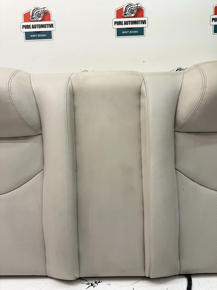 2011-2013 Infiniti G37 Coupe Rear Upper Seat Cushion Back Rest Tan OEM - Image 3 of 4