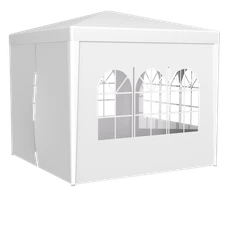 10'x10' Party Tent Outdoor Heavy Duty Gazebo Wedding Canopy   4 Removable Walls