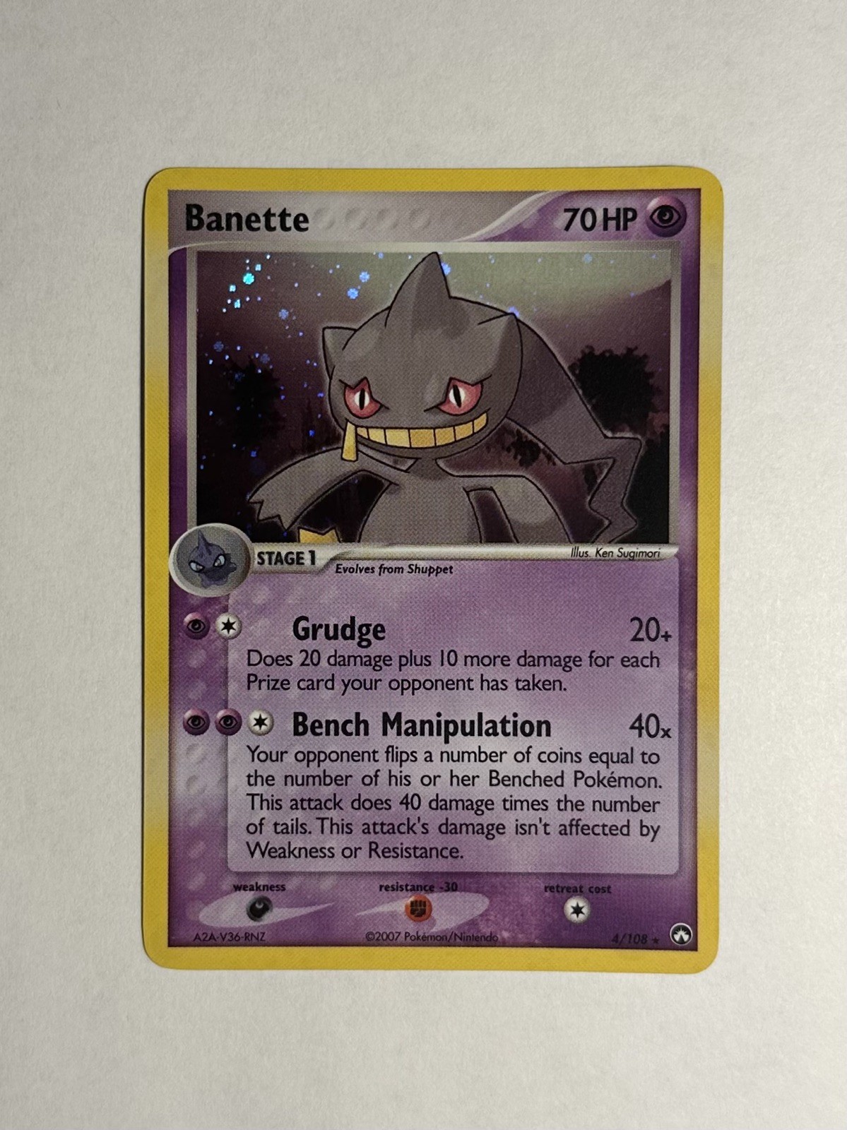Pokémon TCG - Banette (4/108) EX Power Keepers - Holo Rare - NM