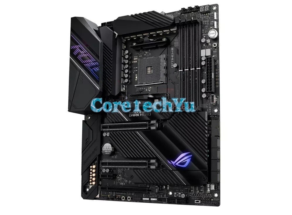 ASUS X570 ROG Crosshair VIII Dark Hero美品 ASUS ROG CROSSHAIR VIII DARK HERO AMD X570 DDR4 Socket AM4 ATX