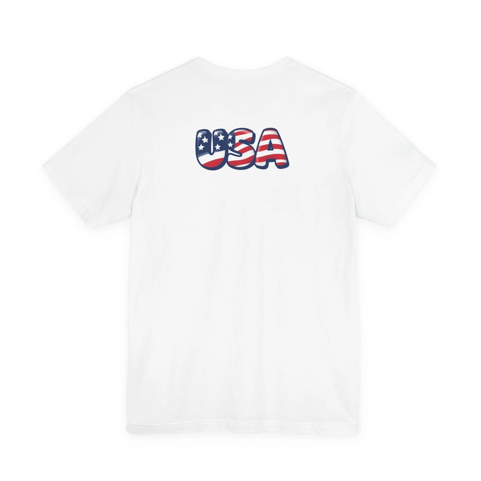 World Cup USA 2026 Soccer Trophy Tee | USA Flag Back