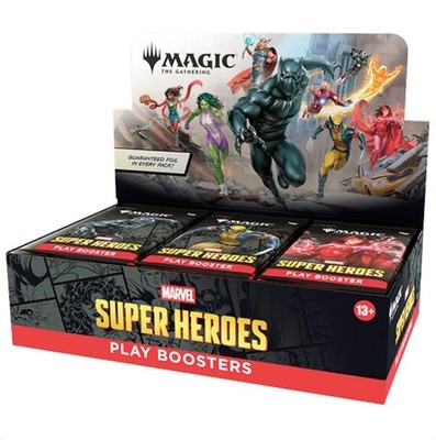 Magic The Gathering Marvel Super Heroes Play Booster Box 30 Packs Sealed MTG