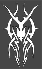 Tribal Pattern Wall Art Reusable Plastic Stencil - StencilAir