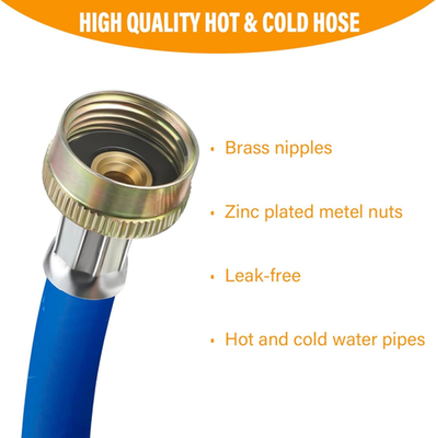 #ad Hot Cold Washer Hose Rubber Y Mixer Plumbing Connector Burst Proof Water Line... $20.26