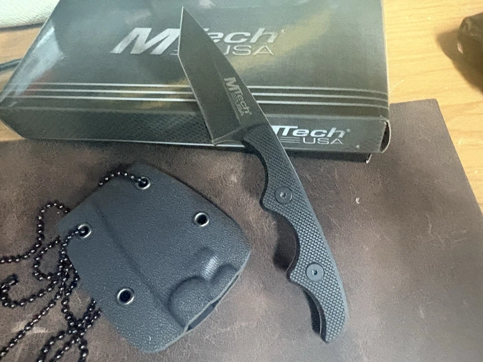 Cuchillo de cuello reverso MTech tanto Foto 4 de 4