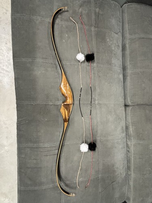 #ad #ad Ben Pearson BP H52 Recurve Bow 45lbs 52in Wood Fibreglass Right Hand Target $125.00