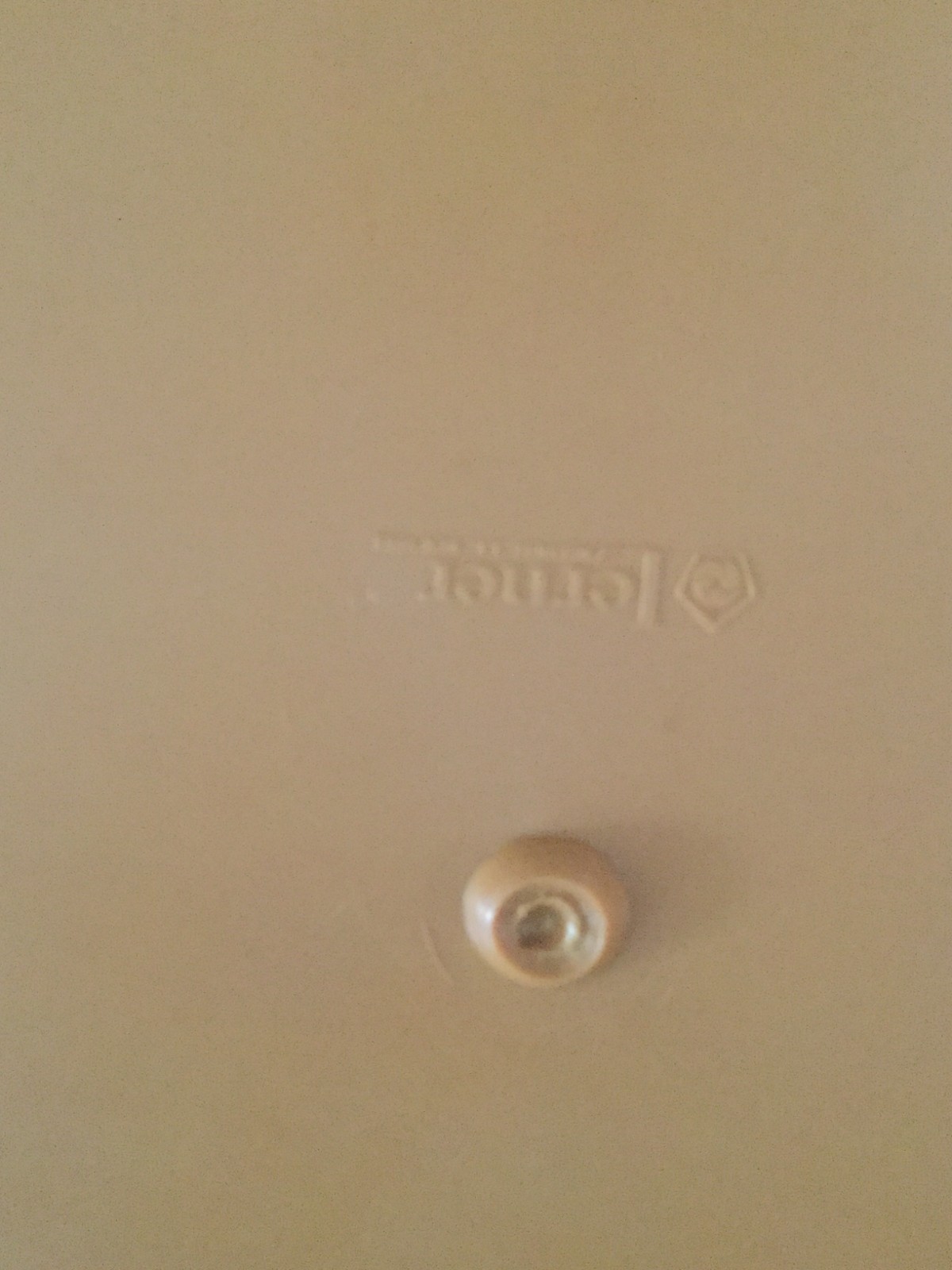 Sewing Box Basket by Lerner USA Faux Wood Plastic Large Size with Tray 9"Tall