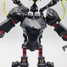 RARE 6203 Hero Factory BLACK PHANTOM 100% COMPLETE +Manual Villans LEGO Bionicle