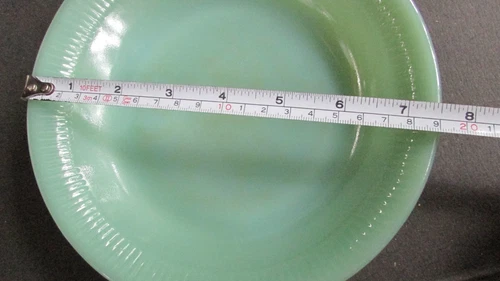 3 Vintage Fire King Jadeite Jane Ray Soup Salad Bowl 7 1/2”