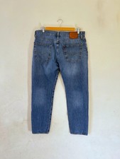 Levi's Premium Lot 502 Regular Taper Fit Jeans Stretch Medium Wash Denim 33x34