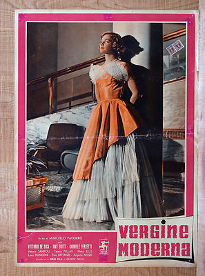 VERGINE MODERNA fotobusta poster affiche May Britt Vittorio De Sica Moda G40