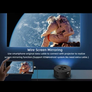 1pcs DC 5V LED HD 1080P Home Cinéma Portable Home Film Theater Mini Projecteur
