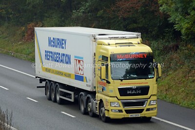LKW Foto 12x8 - MAN TGX - McBurney Transport - HRZ 5805